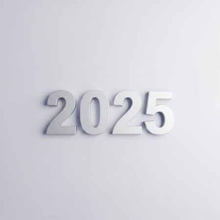 New year 2015 on a white background. 3d rendering, 3d illustration.の素材