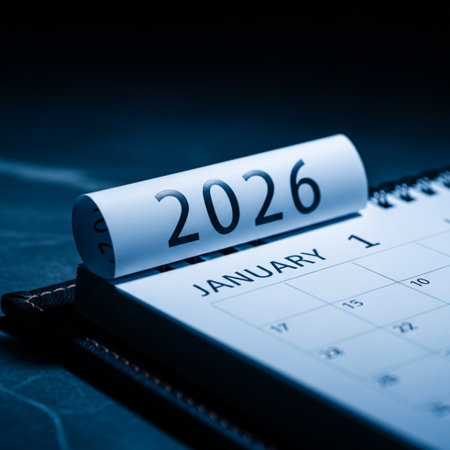 calendar page with January 26 date, business planning appointment meeting conceptの素材