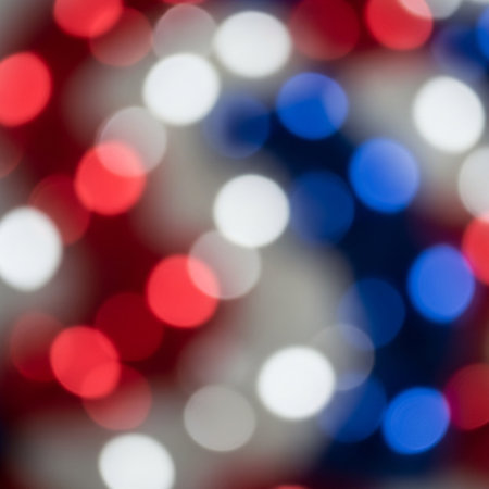 Defocused abstract background with bokeh defocused lights. Bokeh background.の素材