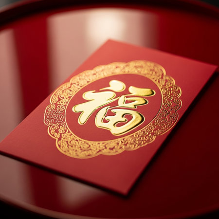 Chinese New Year Red Envelope (3D Rendering)の素材