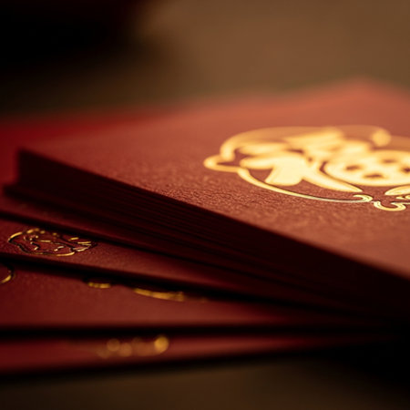 Close up of a red passport. Shallow depth of field.の素材