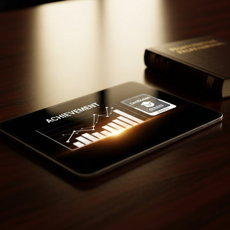 Smartphone with financial graph on screen. Business and technology concept.の素材