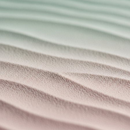 abstract background of white sand dunes, extreme close-upの素材