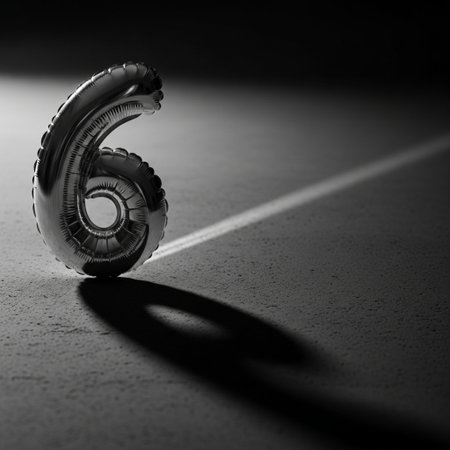 3d rendering of a soccer ball with a shadow on the floorの素材