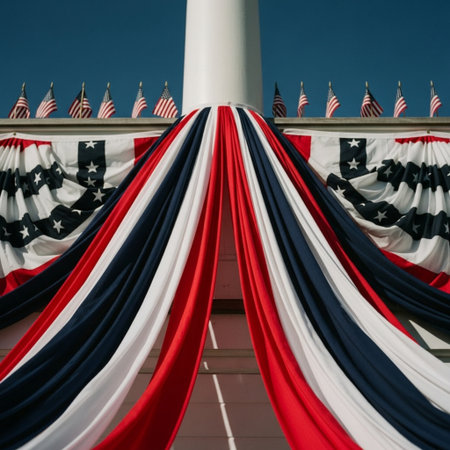 Independence Day of the United States, 4th of July celebration.の素材