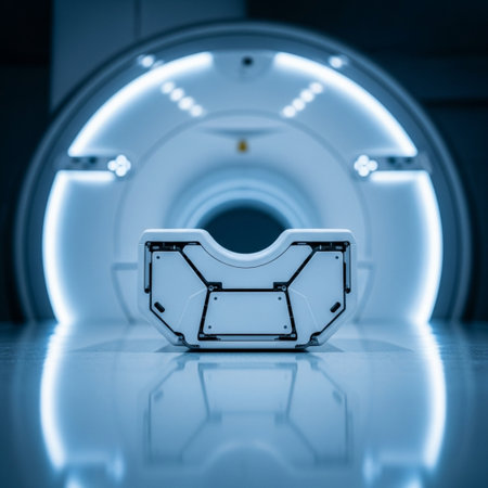 3D rendering of a CT scanner machine in a medical laboratory.の素材