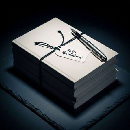 Pen on a stack of business cards. Black and white tone.の素材