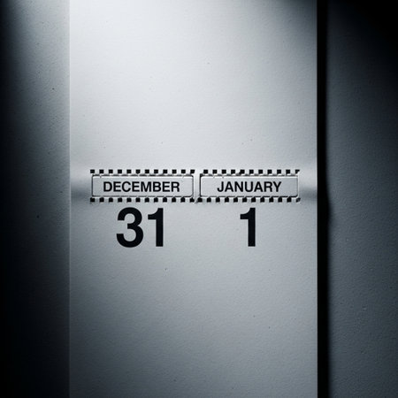 Close-up of elevator door with number 31 in black and whiteの素材