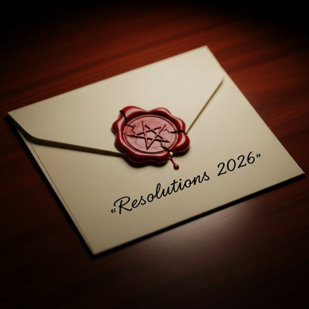 Envelope with wax seal and the date of the 2023の素材