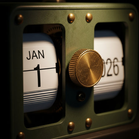 Close up of the dial of a vintage radio receiver. Shallow depth of field.の素材