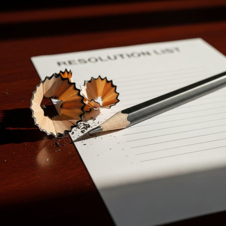 Pencil sharpener and notebook on the table. Shallow depth of field.の素材