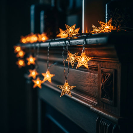 Christmas decorations on a wooden background. New Year and Christmas concept.の素材