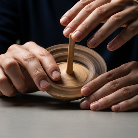 hands of a potter, creating an earthen jar on a pottery wheelの素材