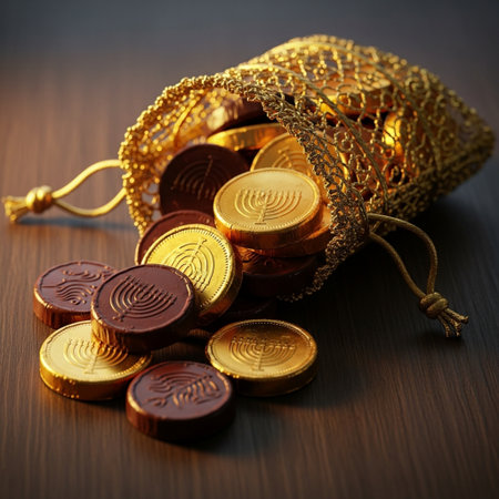 Gold coins in a basket on a wooden background. Shallow dof.の素材