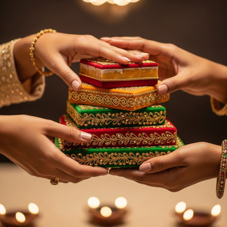 Indian festival: Raksha Bandhan ( Raksha Bandhan)の素材