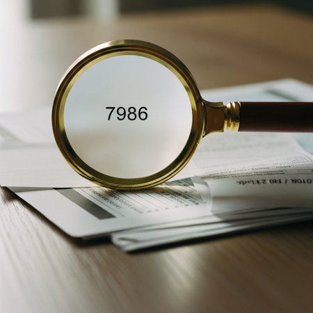 Magnifying glass on the document with the word job on the tableの素材