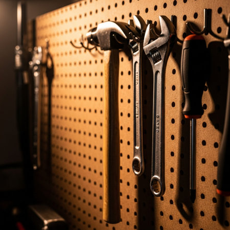 Set of tools in the tool box. Shallow depth of fieldの素材