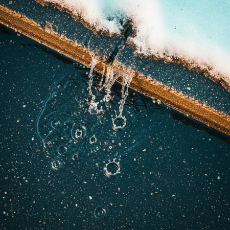 ice on the river in winter, photo as a background, digital imageの素材