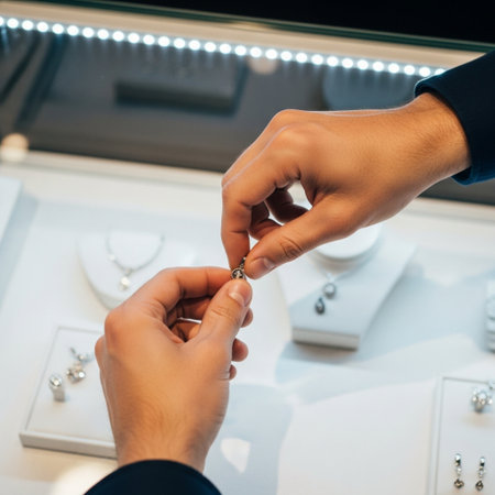 Editorial stock image captured from a high angle top-down perspective, showing an affluent male custの素材