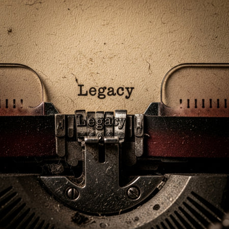 Old typewriter with filter effect retro vintage style. Let your story beginの素材