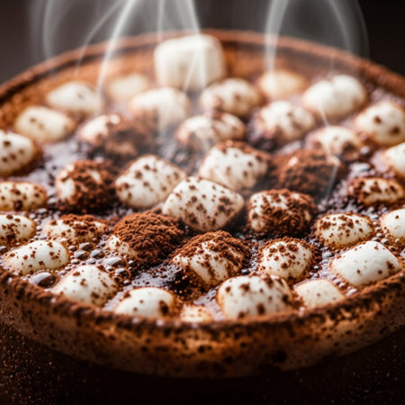 An editorial, extreme close-up macro photograph capturing the luxurious texture and sensory detail oの素材