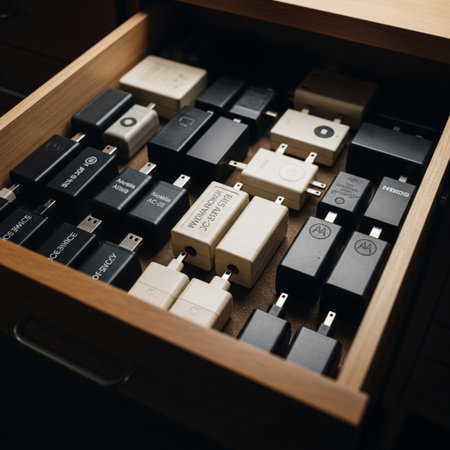 A high-value niche image capturing the 'ugly-beautiful' reality of technological obsolescence. A draの素材