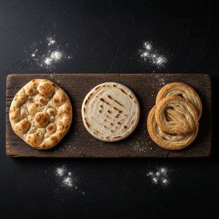 A wide-angle, cinematic still life showcasing a minimalist, high-contrast arrangement of three distiの素材