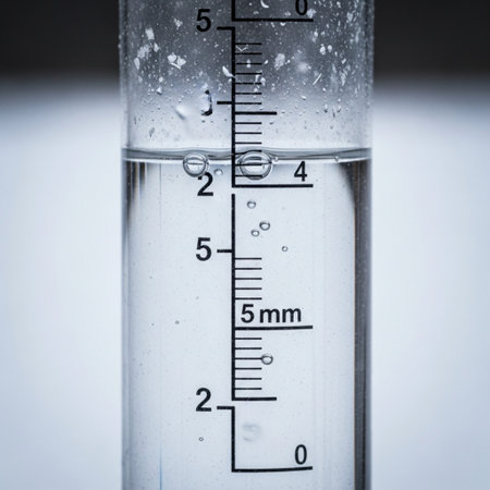 A Hero Detail shot captured in a perfect 1:1 square ratio, centering on the quantitative aspect of pの素材