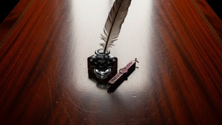 A cinematic, ultra-wide 16:9 photograph featuring an extreme zoom-out of a grand, historical mahoganの素材