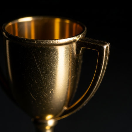 A hyper-detailed, tightly framed square photograph focusing exclusively on the top section and rim oの素材