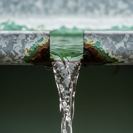 A Hero Detail shot capturing the intense action of rapidly melting snow. The image centers on the oxの素材