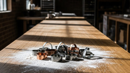 An extreme wide-angle, cinematic photograph capturing the environment of a sprawling professional baの素材