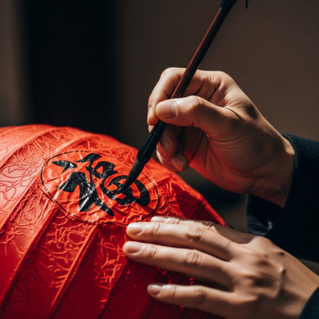 A Hero Detail close-up in a square 1:1 format focusing solely on the intimate action of writing a wiの素材