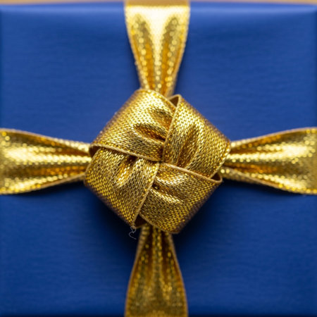 A tightly framed, square composition focusing exclusively on the delicate, shimmering golden metalliの素材