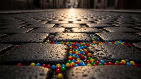 A panoramic editorial photograph captured in the cinematic 16:9 ratio. The scene is a wide environmeの素材