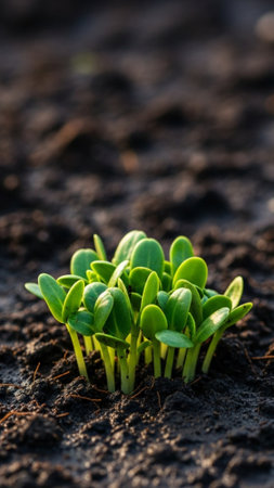 A striking vertical 9:16 editorial image capturing the essence of early spring. A cluster of tenderの素材
