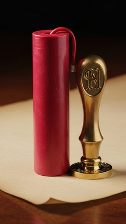 A vertical, tall 9:16 editorial image capturing a vintage Valentine's Day correspondence setup. Theの素材