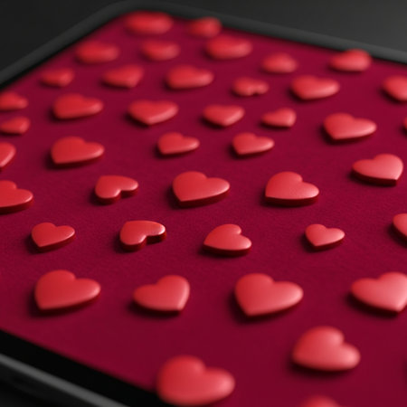 A Hero Detail shot: Extreme macro view of a digital tablet screen displaying a highly textural, seamの素材