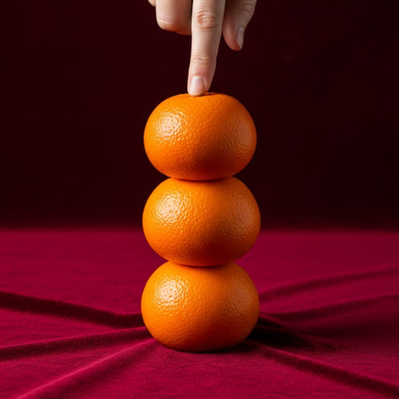 A tightly framed, photorealistic 1:1 square close-up focusing on the exquisite texture and presentatの素材