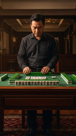 Editorial stock photo captured in a vertical 9:16 format, featuring a full body view of a middle-ageの素材