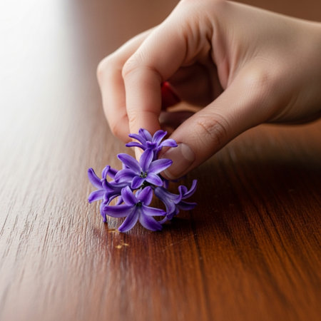 A Hero Detail shot captured in a perfect square (1:1) aspect ratio. The image is a tight close-up foの素材