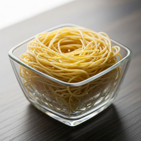 A hyper-detailed, centered, square photograph focusing on the dry, intricate coils of traditional loの素材