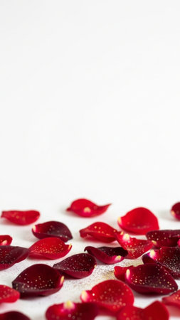 A clean, editorial-style vertical photograph (9:16) capturing a macro flat lay. The composition is sの素材