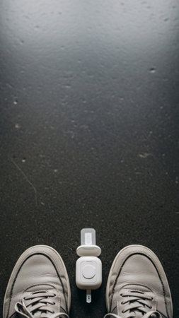 Proactive Mobility Data concept executed in a clean, vertical format. A very high-angle (almost flatの素材