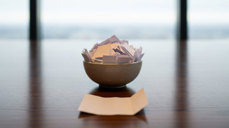 Cinematic wide environmental photograph (16:9) capturing a minimalist still life on an immense darkの素材