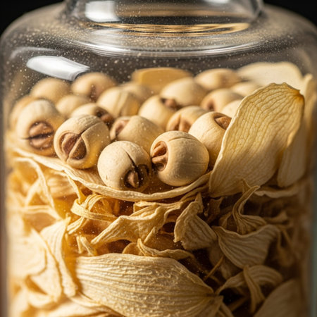 A Hero Detail focused close-up, presented in a square format, capturing the precise texture and arraの素材