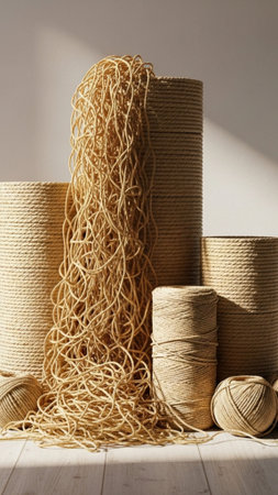 A vertical tall (9:16) stock photograph with a shallow depth of field (f/1.8) focusing on sustainabiの素材