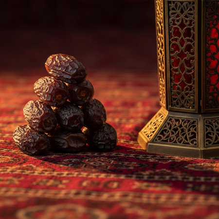 A highly detailed, square-format still life featuring a symmetrical arrangement. The composition tigの素材