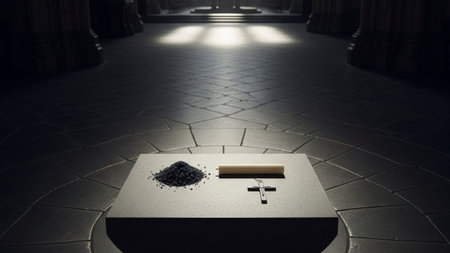 A cinematic ultrawide (16:9) environmental shot taken from a high angle. The primary subjects--a perfの素材