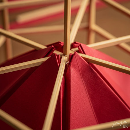 A Hero Detail focused square composition capturing an extreme macro view of a single, meticulously cの素材